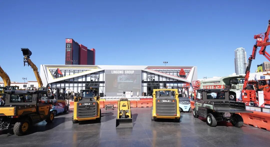 向世界展示“中国力量” !临工全系高端产品亮相美国拉展