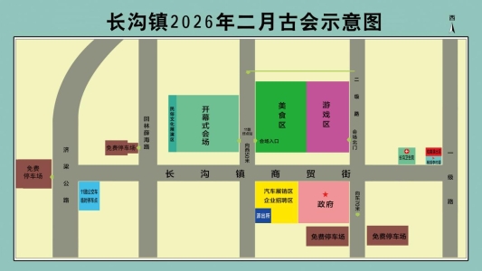 二月古会示意图