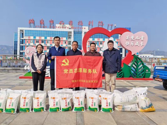 图1：党员开展志愿服务（广汝兵 摄）