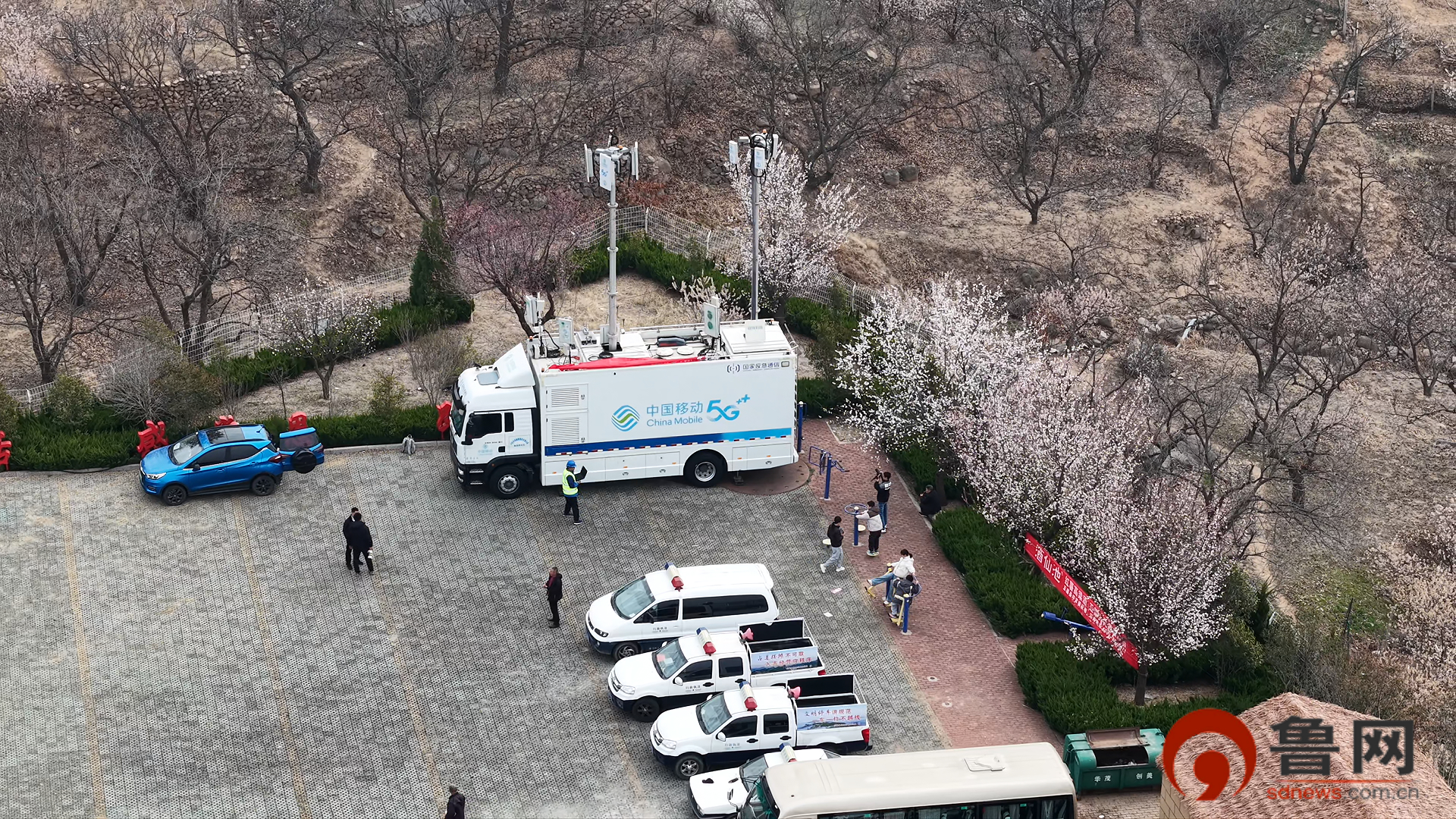 山东移动日照分公司通信护航助游人定格春日美好