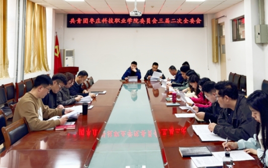共青团枣庄科技职业学院委员会三届二次全委会顺利召开