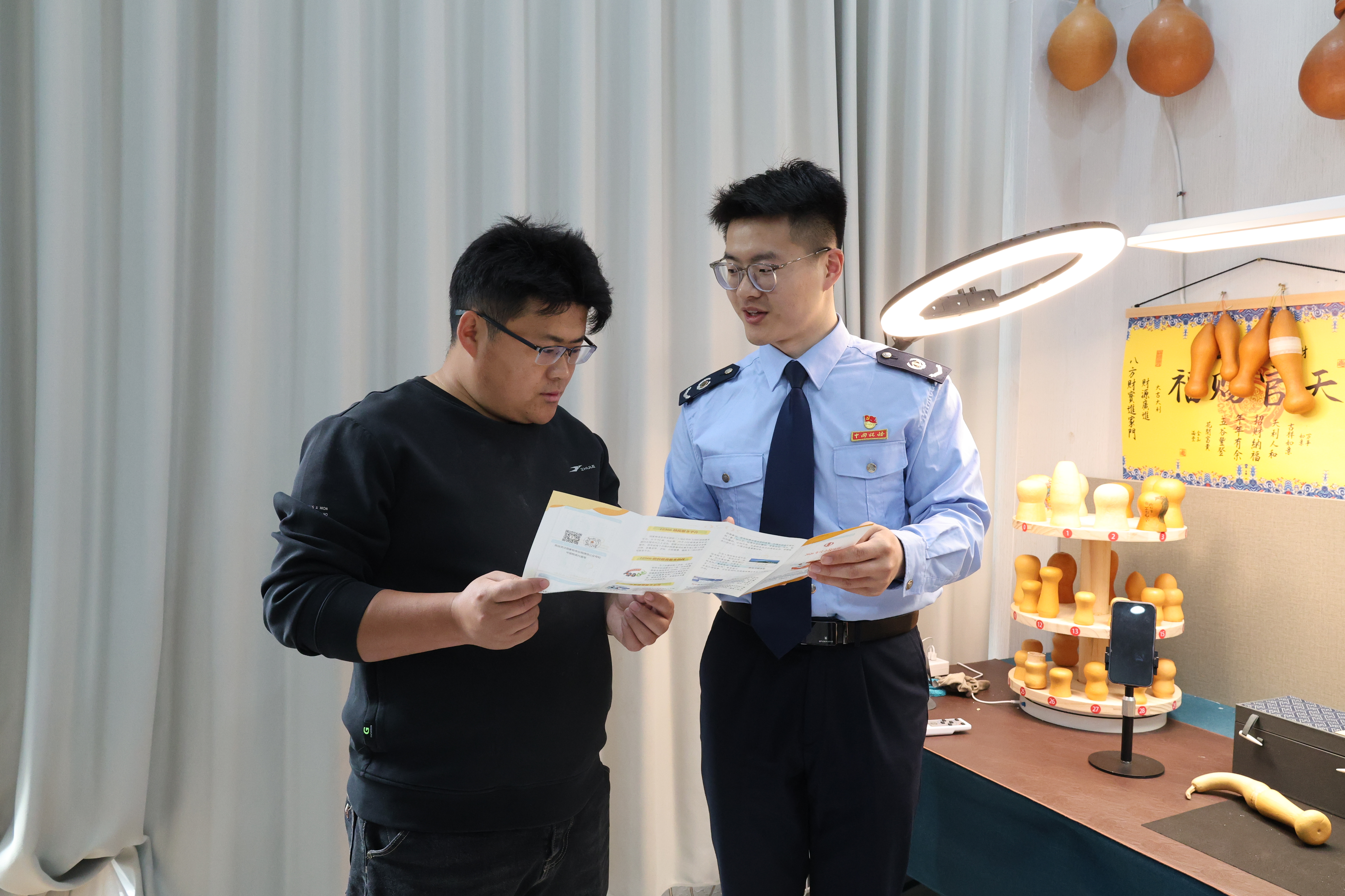 宁阳税务:非遗福葫芦里的明白账