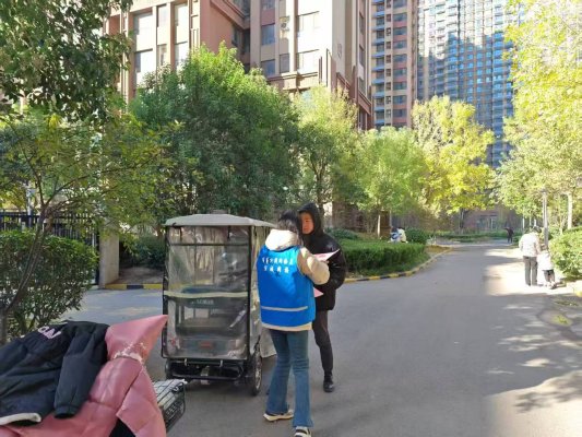 济宁市任城区安居街道居礼社区开展诚信宣传活动