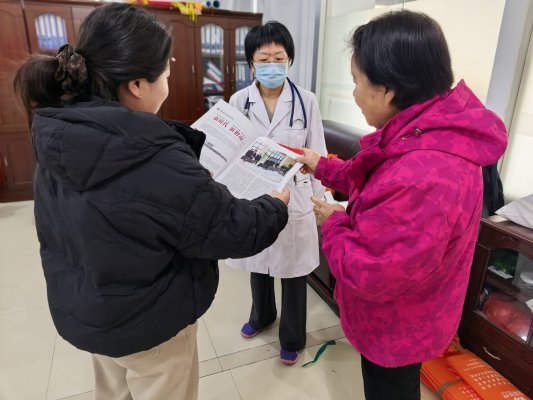 济宁市任城区仙营街道东红庙社区开展“义诊暖民心 廉韵润万家”廉洁文化宣传活动