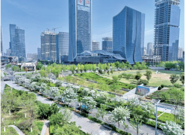 “山泉湖河城”五大超高层已全部封顶