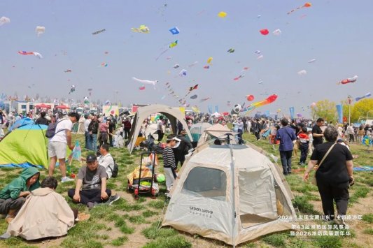 你好世界风筝都天空之上何以潍坊？(图3)