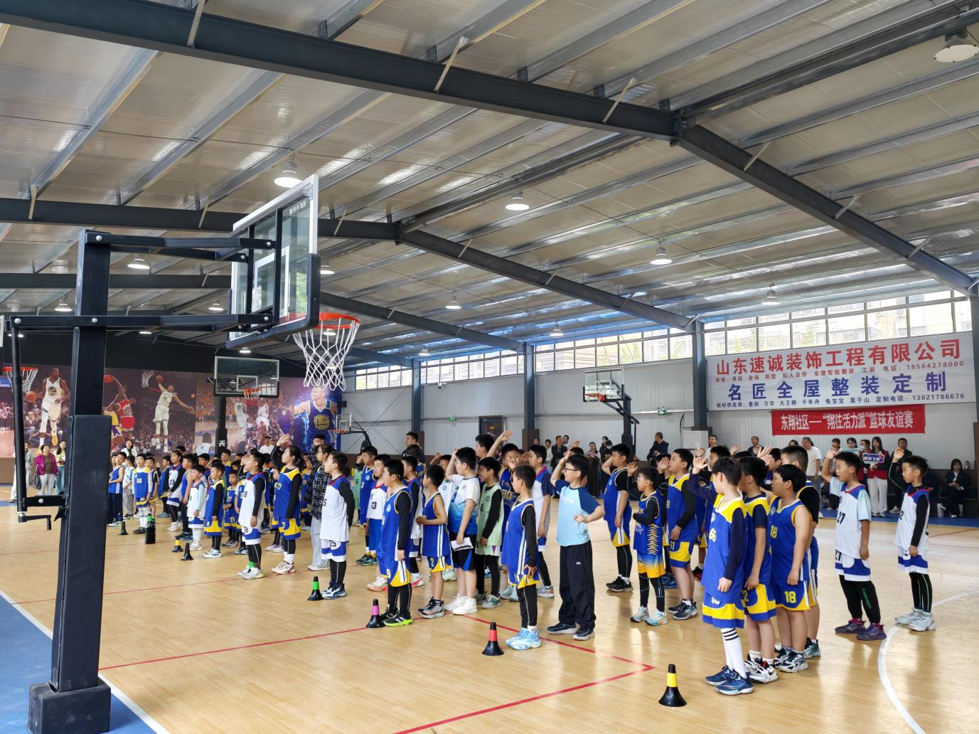 以球育少年以运动暖社区济宁市任城区李营街道东翔社区“翔往活力派”青少年篮球友谊赛圆满落幕(图1)