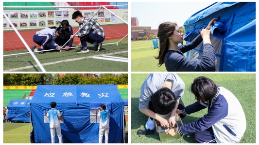 38支高中队伍同台竞技——2026青岛市中小学（幼儿园）应急安全运动会局属高中初赛举行(图8)