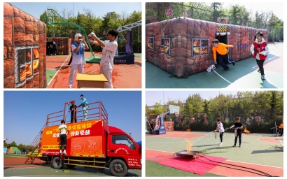 38支高中队伍同台竞技——2026青岛市中小学（幼儿园）应急安全运动会局属高中初赛举行(图4)