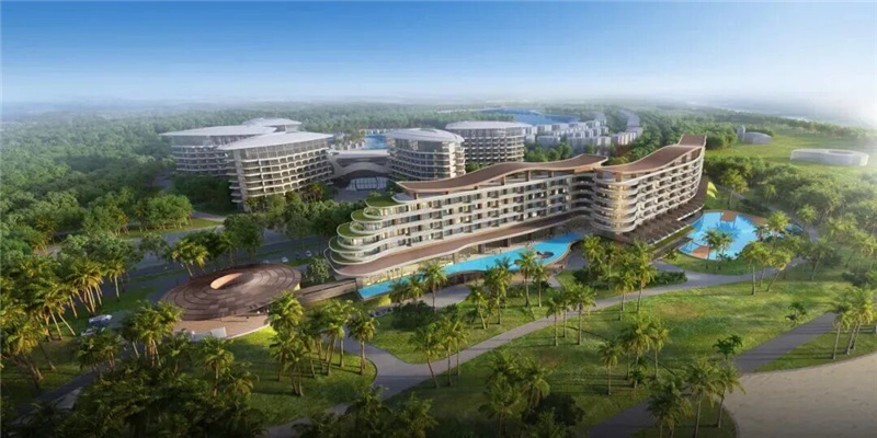 白沙湾国际疗愈度假酒店项目桩基施工完成