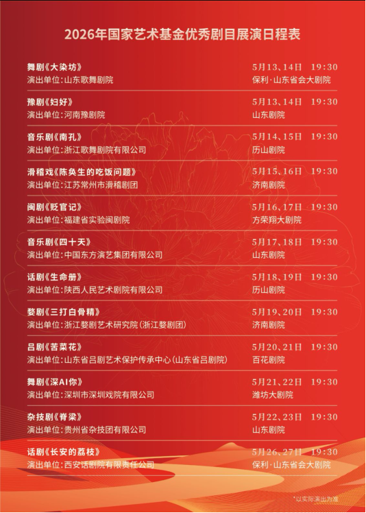 演出目录