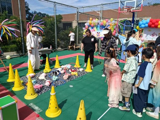 淄博市博山区四十亩地小学开展“自‘游’成长戏‘趣’童年”主题游园活动