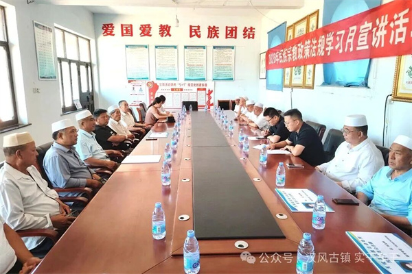 无棣县车王镇开展民族宗教政策法规学习月宣讲活动