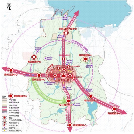 潍坊发布城市发展战略纲要规划远期建成核心大城市(图3)