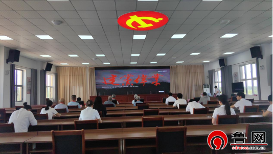 红色光影润初心 凝心聚力新征程——德州市陵城区丁庄镇举行“庆七一”红色观影活动