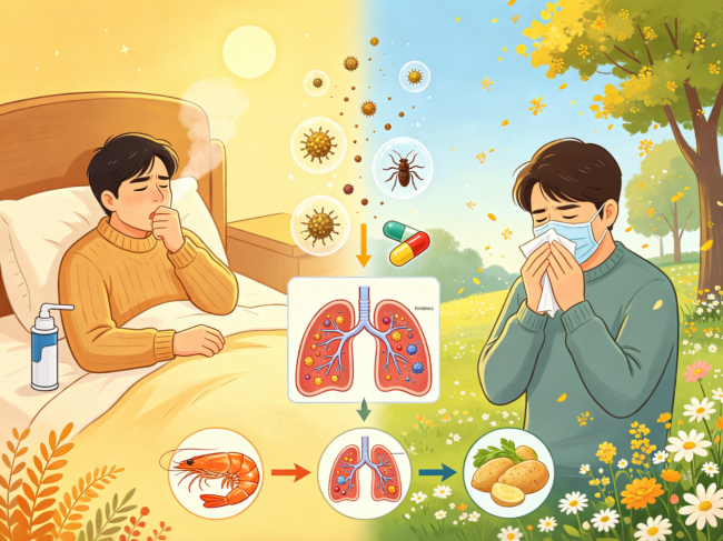 什么季节哮喘容易发作吃什么药?换季咳喘需重视长期管理