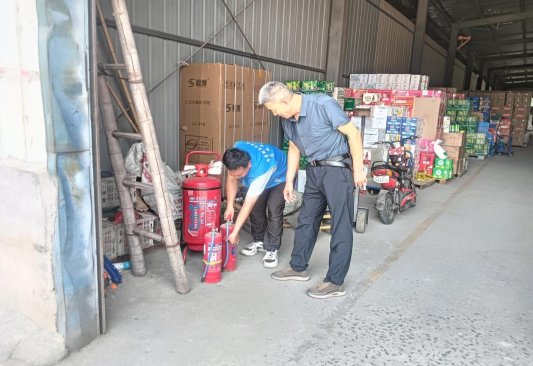 济宁市任城区南张街道红星西路社区开展安全生产隐患排查整治行动(图1)