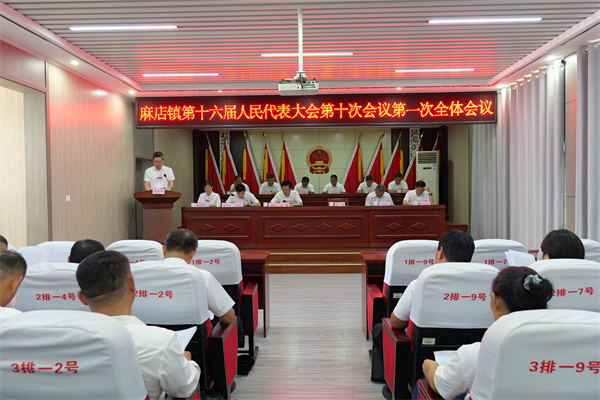 惠民县麻店镇第十六届人民代表大会第十次会议胜利召开