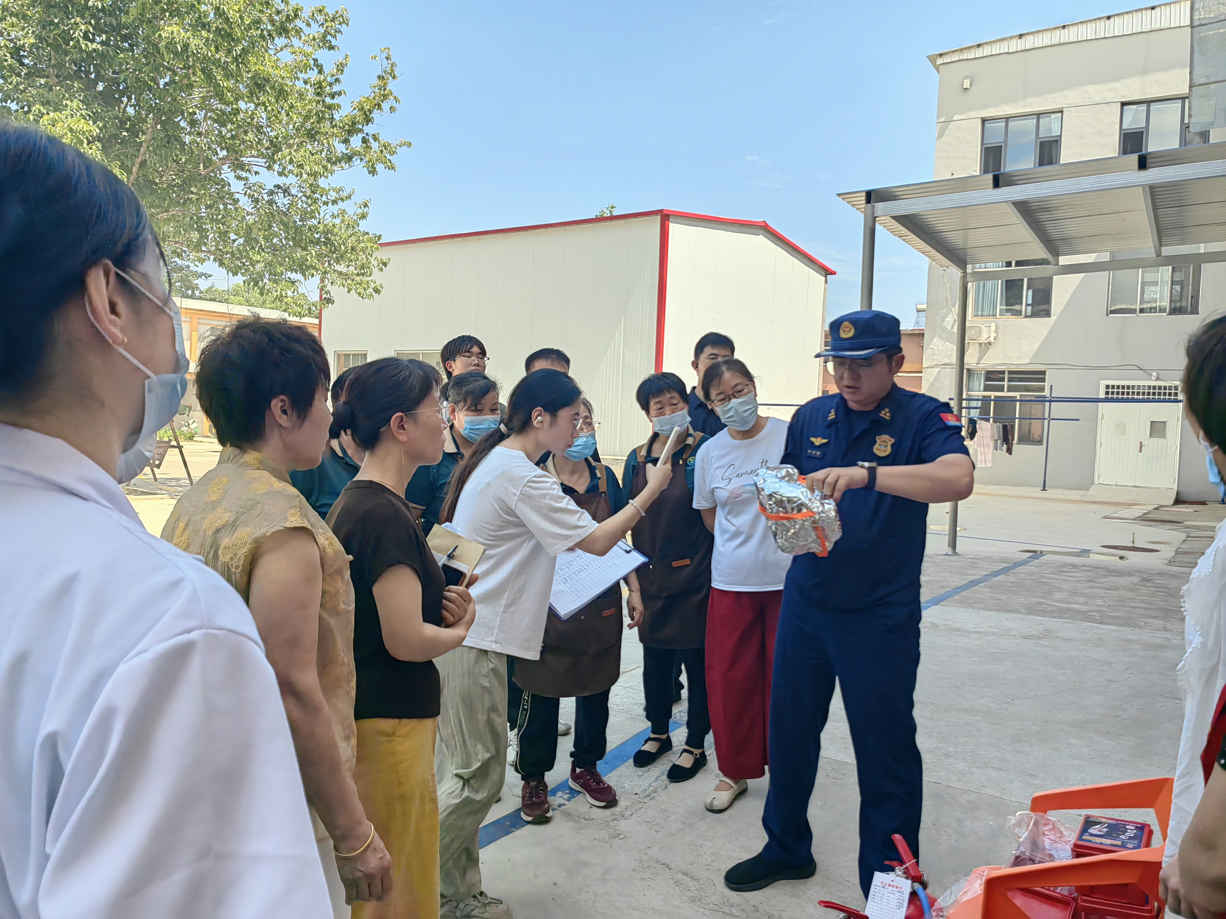 淄博市消防救援局开展“一专多员”培训筑牢中秋消防安全防线(图3)