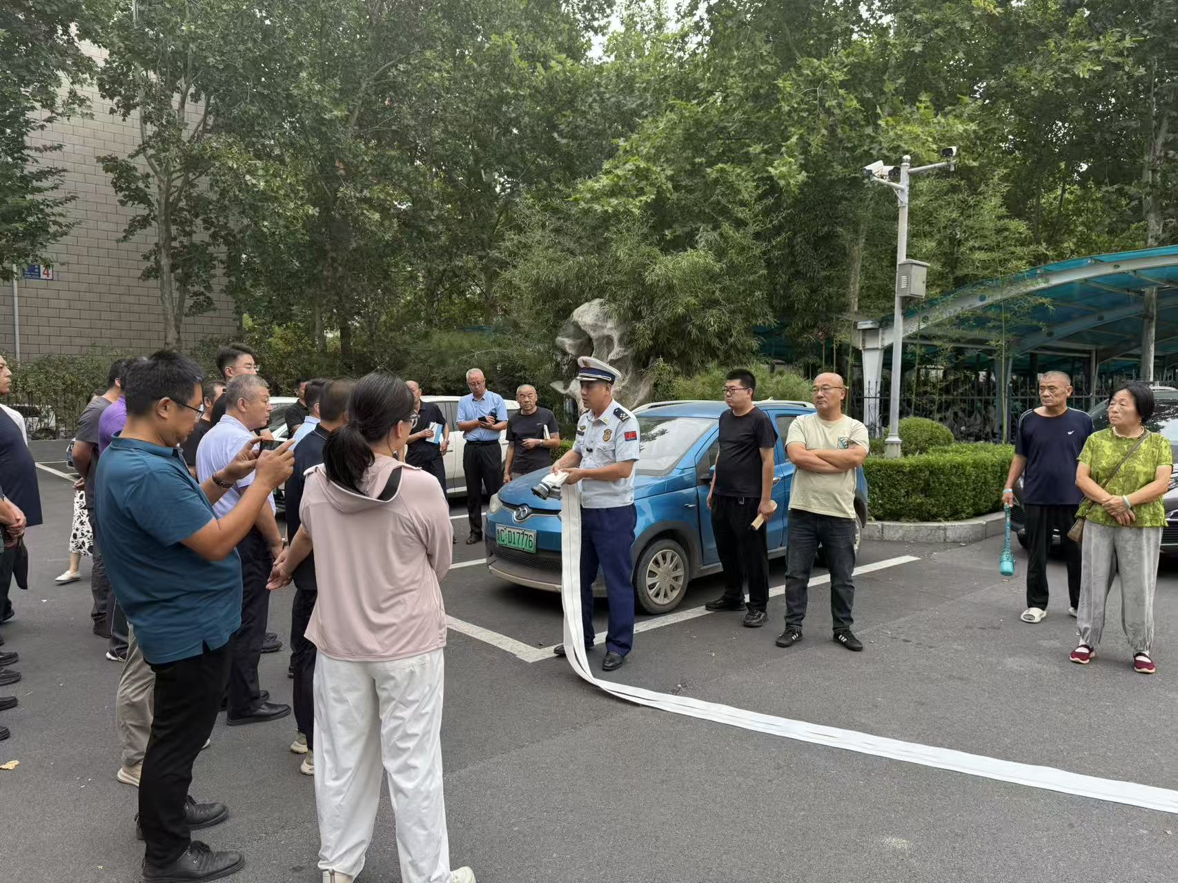 淄博市消防救援局开展“一专多员”培训筑牢中秋消防安全防线(图1)