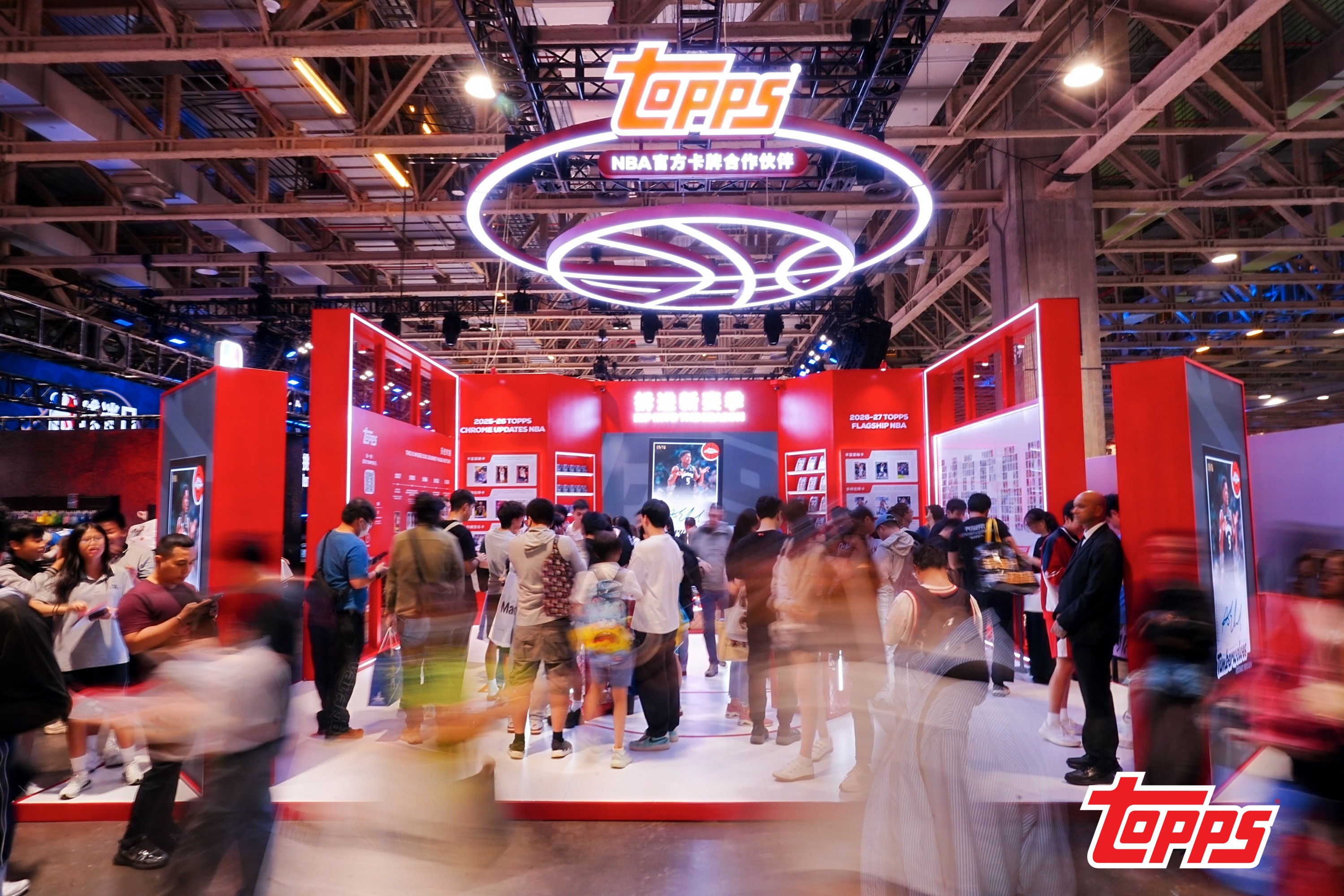 Topps亮相NBA中国赛与ASCC亚洲超级收藏家大会