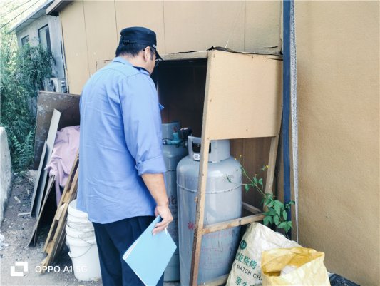 燃气安全专项检查 筑牢辖区安全防线