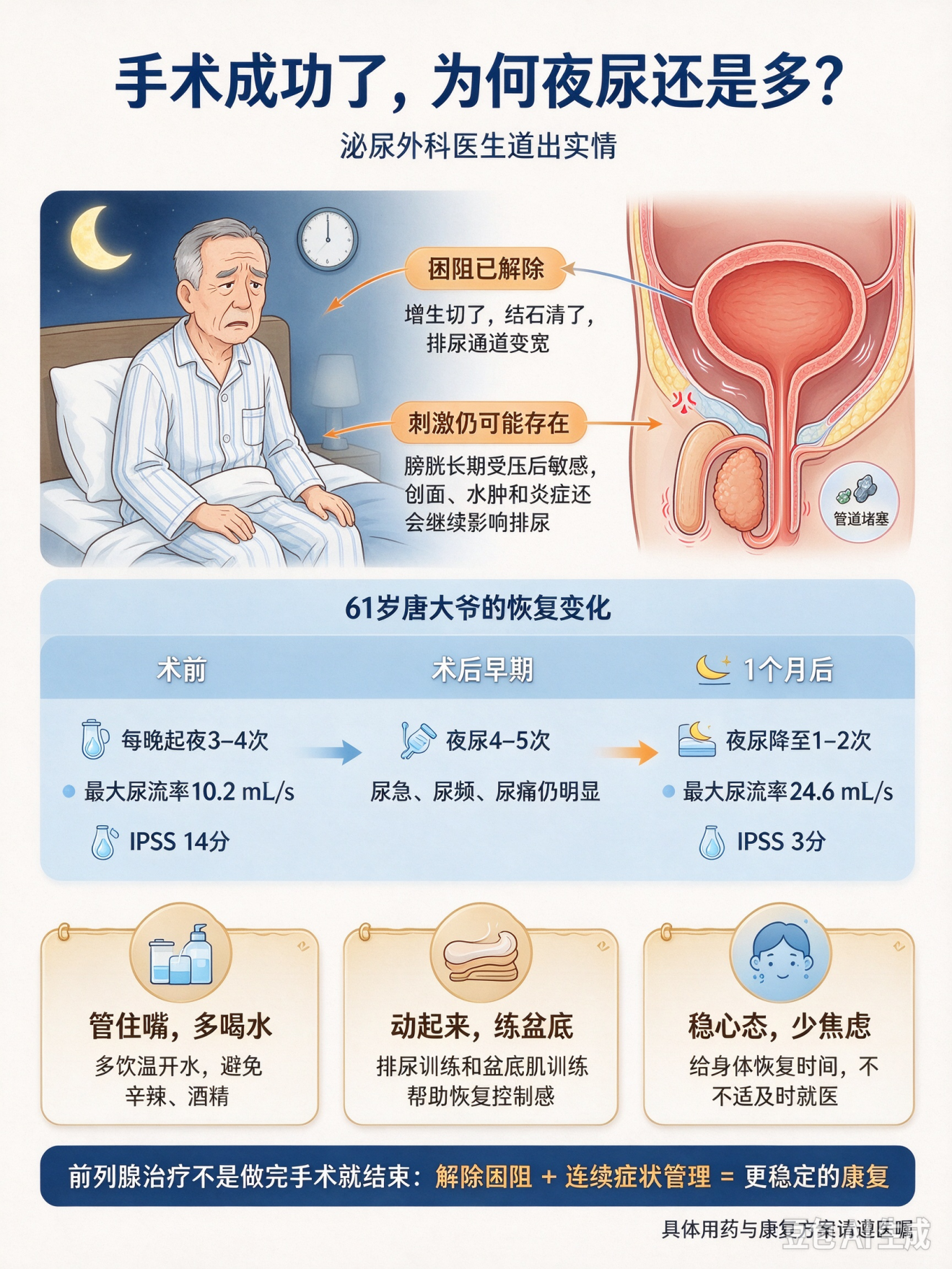 前列腺增生不是“一切了之”,这份干预方案值得收藏