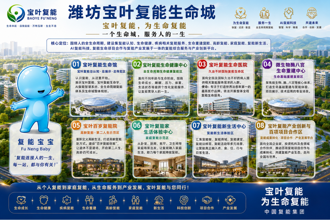 服务全生命周期!解码潍坊宝叶复能生命城的生态布局
