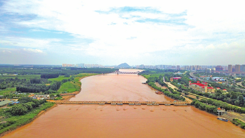 黄河济南段流量下降 泺口浮桥恢复通行