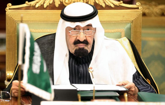 资料图：沙特阿拉伯国王阿卜杜拉。