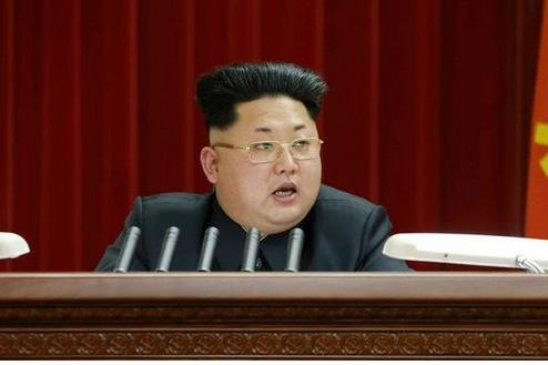 资料图片:朝鲜劳动党第一书记金正恩。