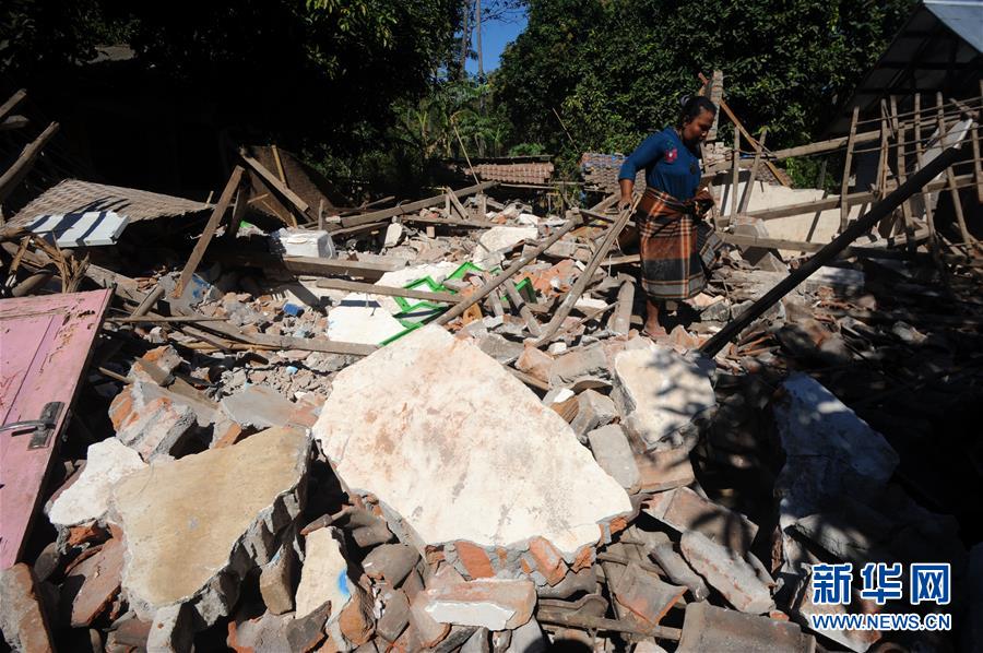 （国际）（1）印尼龙目岛地震死亡人数上升至105人