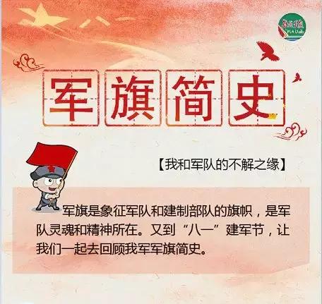 图解｜收藏！一图带你回顾我军军旗简史