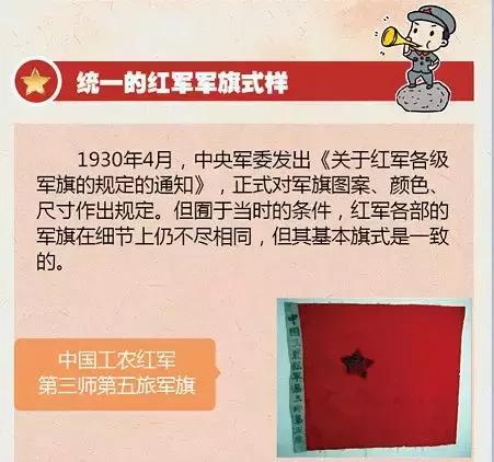 图解｜收藏！一图带你回顾我军军旗简史