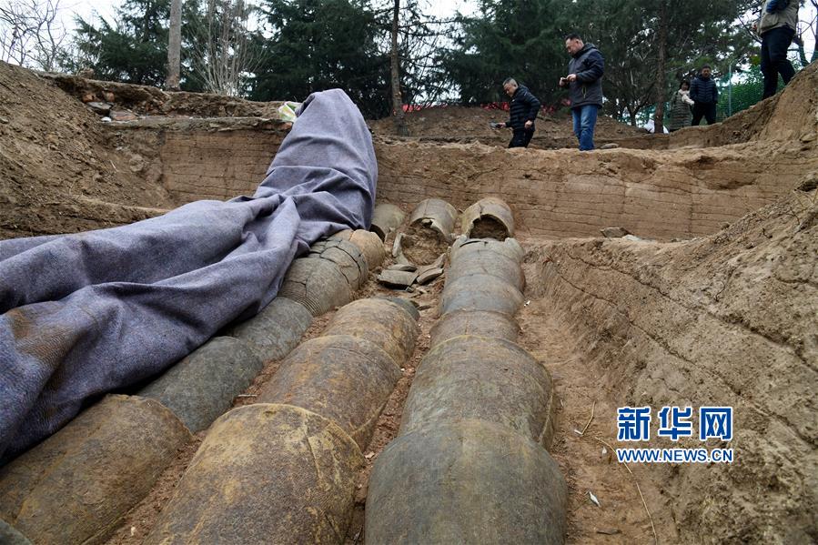 （文化）（2）山东琅琊台考古发掘出秦汉时期排水系统