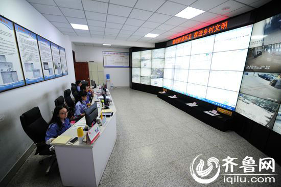 昌邑康洁环卫集团数字化调度指挥中心