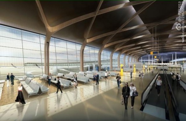 青岛新机场方案图亮相 美仑美奂高大上