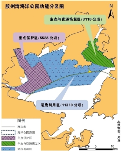 青岛构建海洋生态网 划分三个功能区