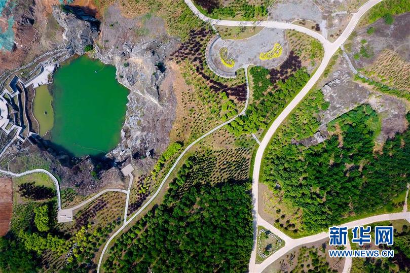 （空中之眼）（2）济南卧牛山：滥采山体生态修复后变身地质公园