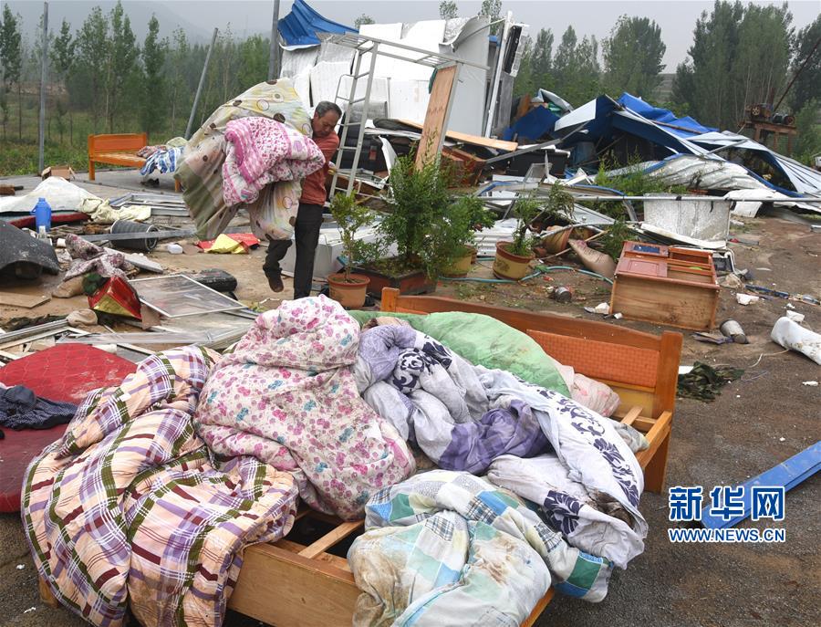 #（社会）（2）山东沂南遭受风雹灾害