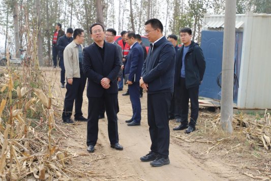 崔健到孙耿街道督导秸秆禁烧工作