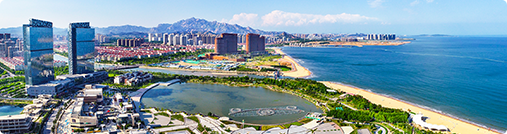 青岛西海岸新区沿海一线。