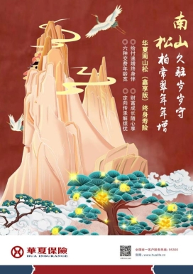 南山松折页封面