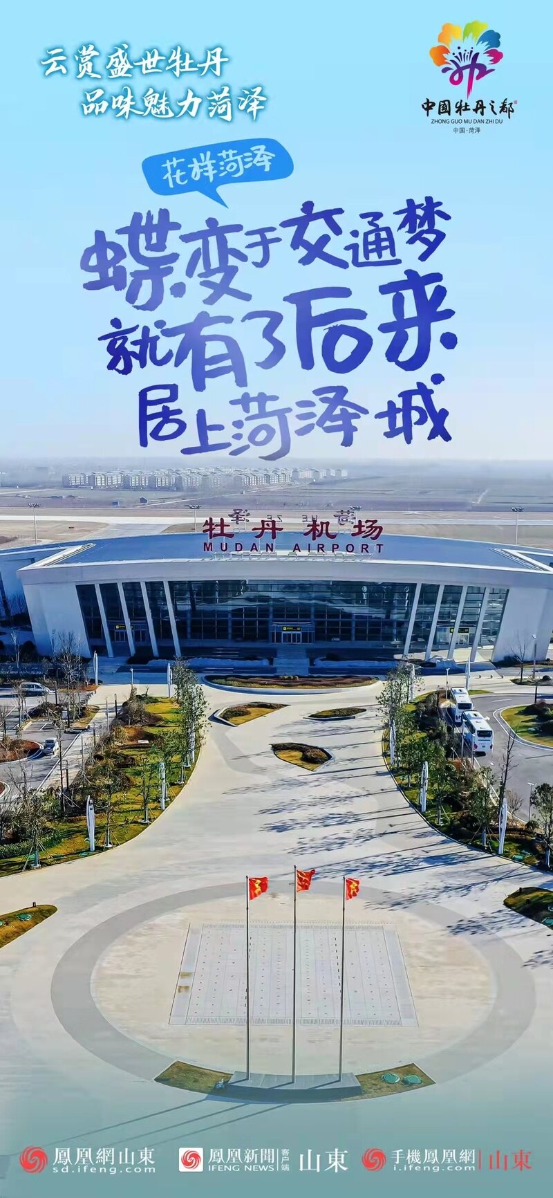 花已开,菏泽牡丹绽放“云端”!