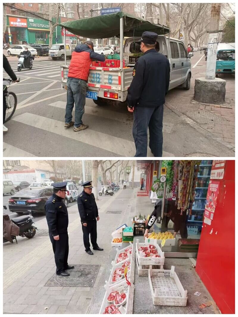 简篇-无影山街道持续开展占道经营专项整治活动