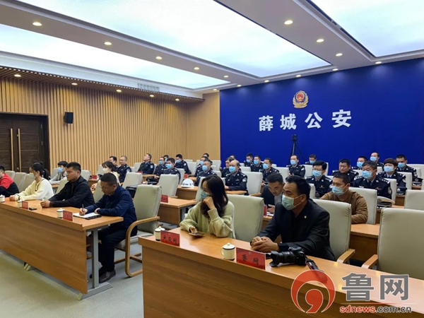 薛城分局党委副书记,政委张茂磊,区委宣传部副部长,区融媒体中心主任