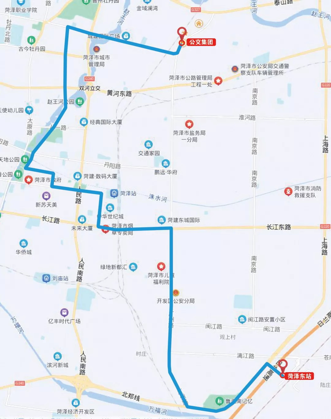 菏泽火车站实景地图图片