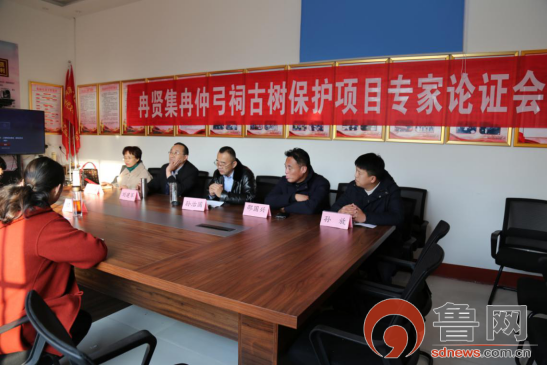 菏泽市文物保护中心组织林业,园林部门专家刘建军,孙治国,孙放,邵国兴