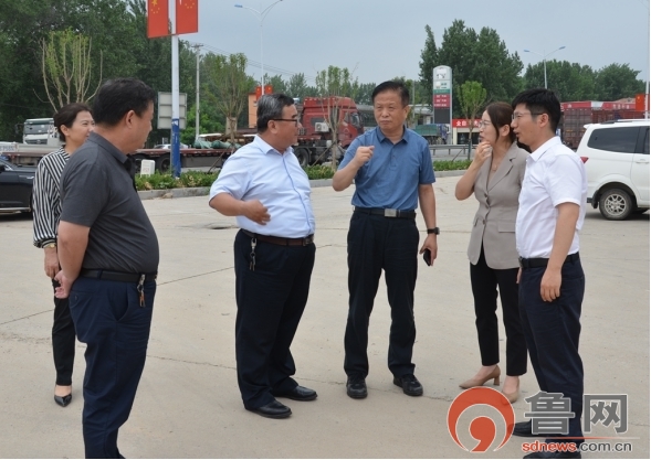 菏泽市人大常委会副主任谷瑞灵到都司镇调度全国文明城市创建工作