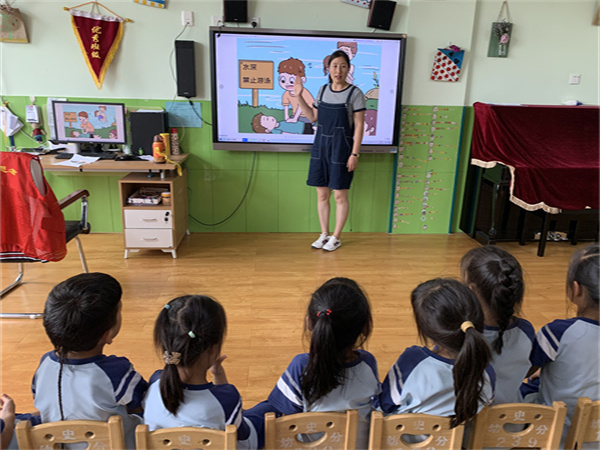 市東營區史口鎮中心幼兒園分園開展珍愛生命謹防溺水主題安全教育活動